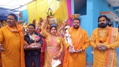 चाम्पा-देवस्थली गायत्री सक्तिपीठ के पास निवासरत उद्योगपति जगराम साहू एवं पुत्र मनोज साहू के द्वारा आयोजित श्रीमद्भागवत कथा का प्रथम दिवस,निकली भव्य कलश यात्रा,,, - Console Corptech