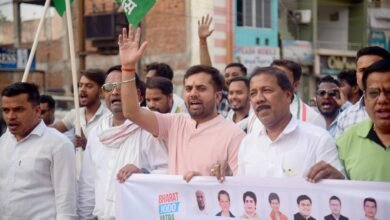 युवा कांग्रेस जांजगीर चांपा विधानसभा द्वारा राहुल गांधी के जन्मदिन के अवसर पर भारत जोड़ो यात्रा चाँपा शहर में निकाली गई... - Console Corptech