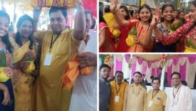 श्रीराम जानकी मंदिर में भव्य कलशयात्रा से श्रीमद्भागवत कथा प्रारम्भ... - Console Corptech